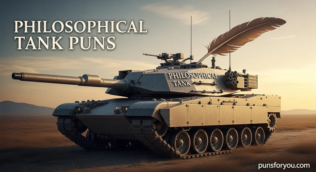 Philosophical Tank Puns