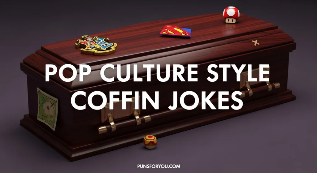 Pop Culture Style Coffin Jokes