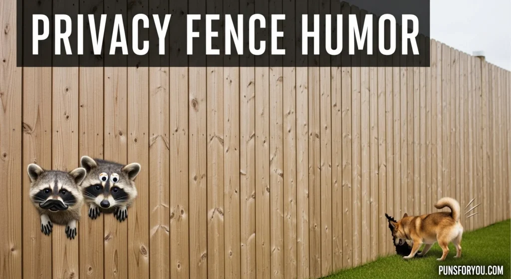 Privacy Fence Humor