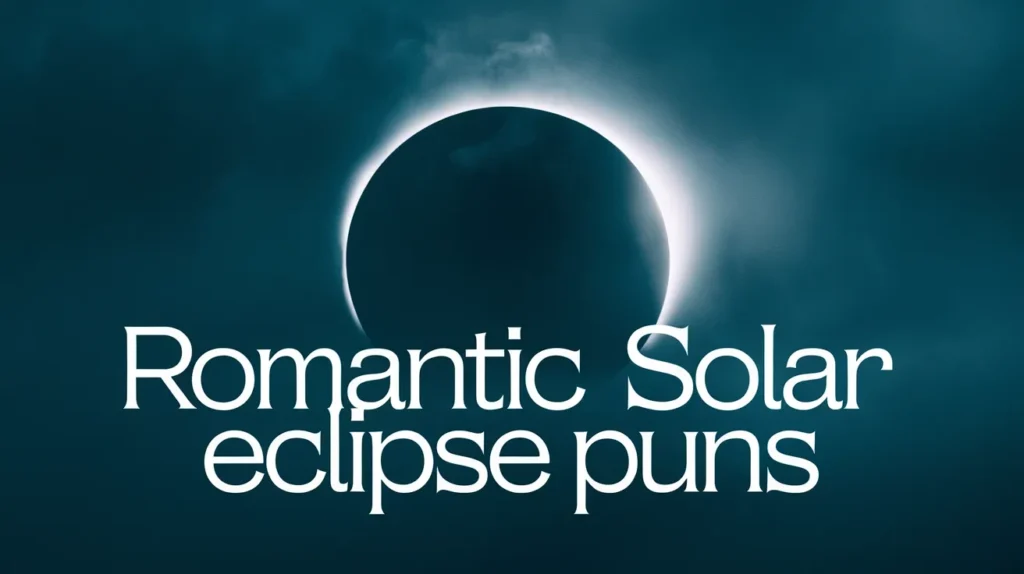 Romantic Solar Eclipse Puns