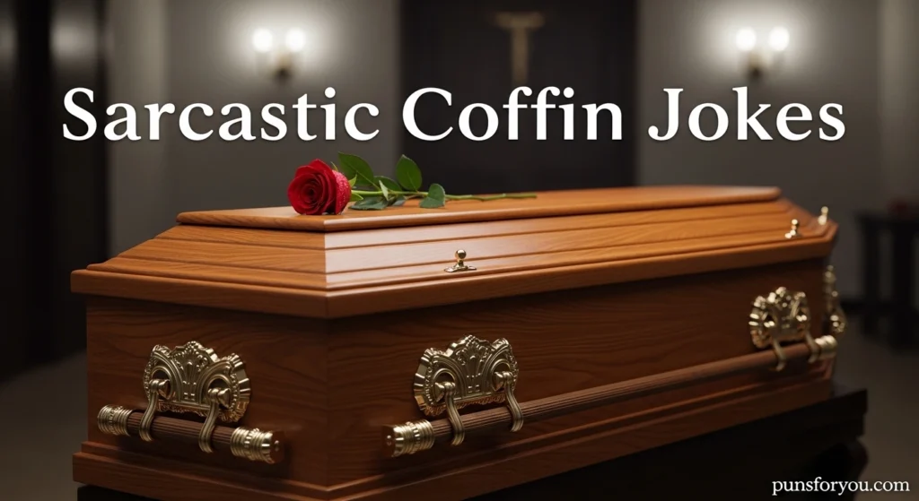 Sarcastic Coffin Jokes