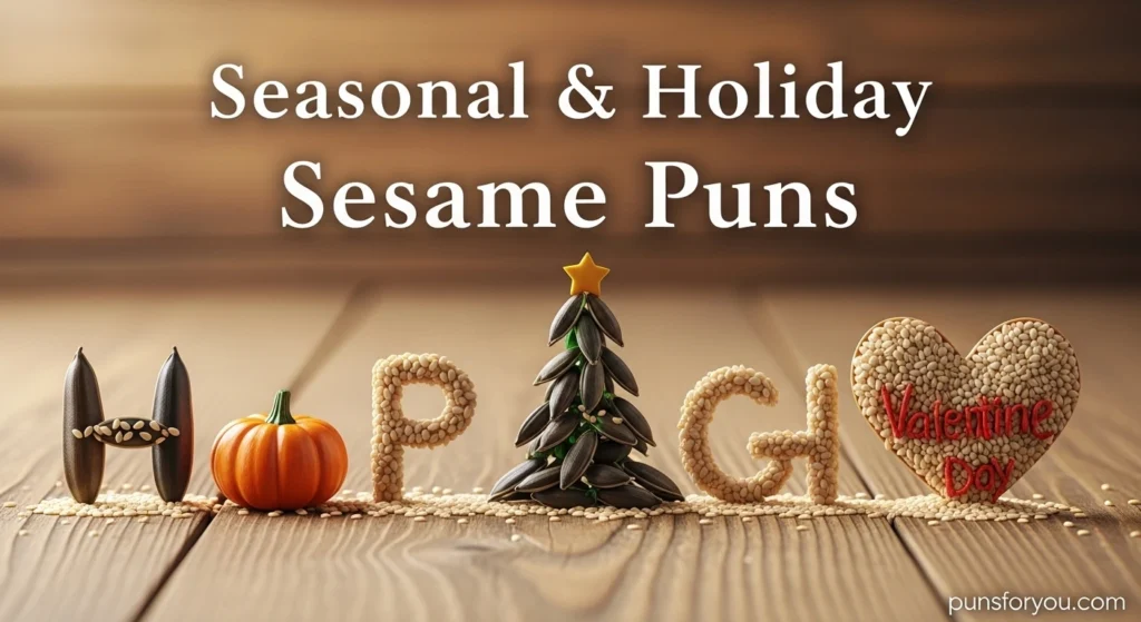 Seasonal & Holiday Sesame Puns