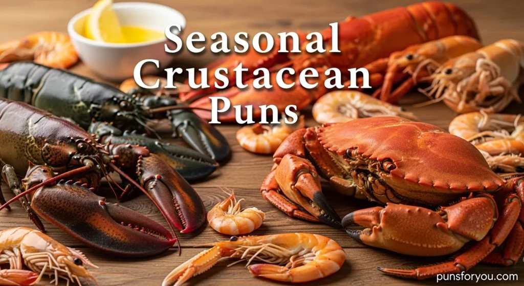 Seasonal Crustacean Puns