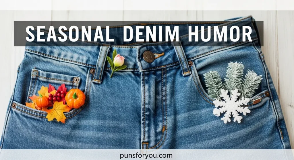 Seasonal Denim Humor
