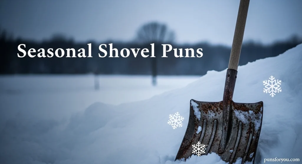 Seasonal Shovel Puns