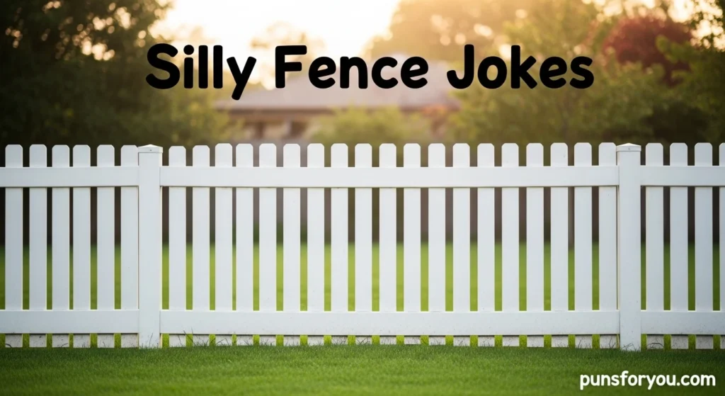Silly Fence Jokes