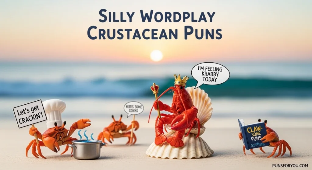 Silly Wordplay Crustacean Puns