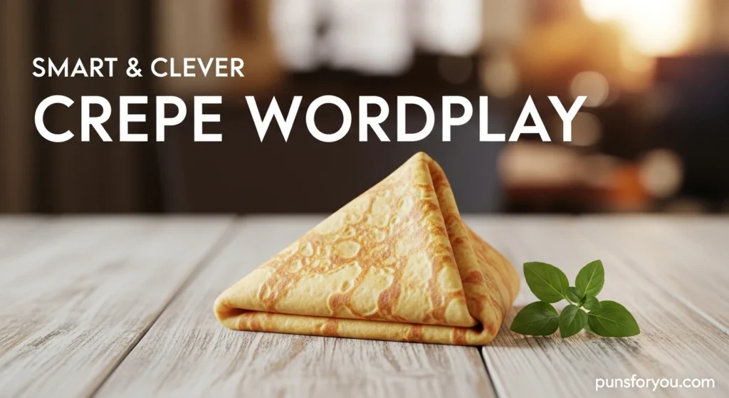 Smart & Clever Crepe Wordplay