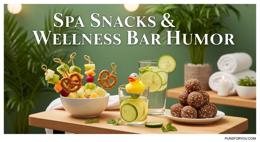 Spa Snacks & Wellness Bar Humor