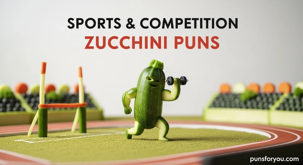 Sports & Competition Zucchini Puns