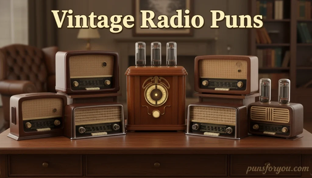 Vintage Radio Puns