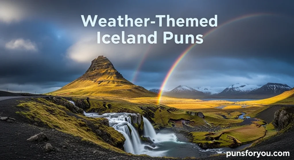 Weather-Themed Iceland Puns