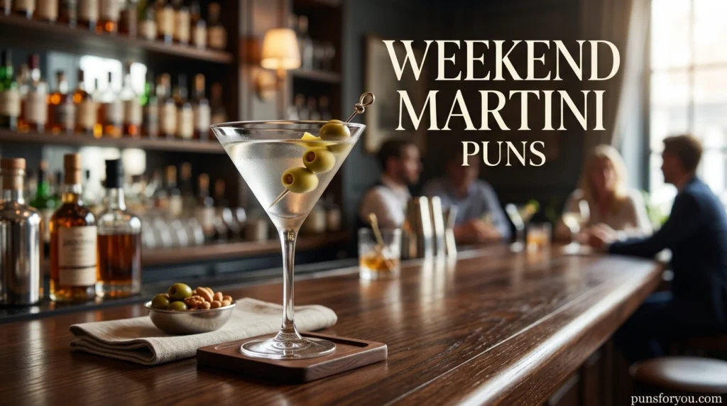 Weekend Martini Puns