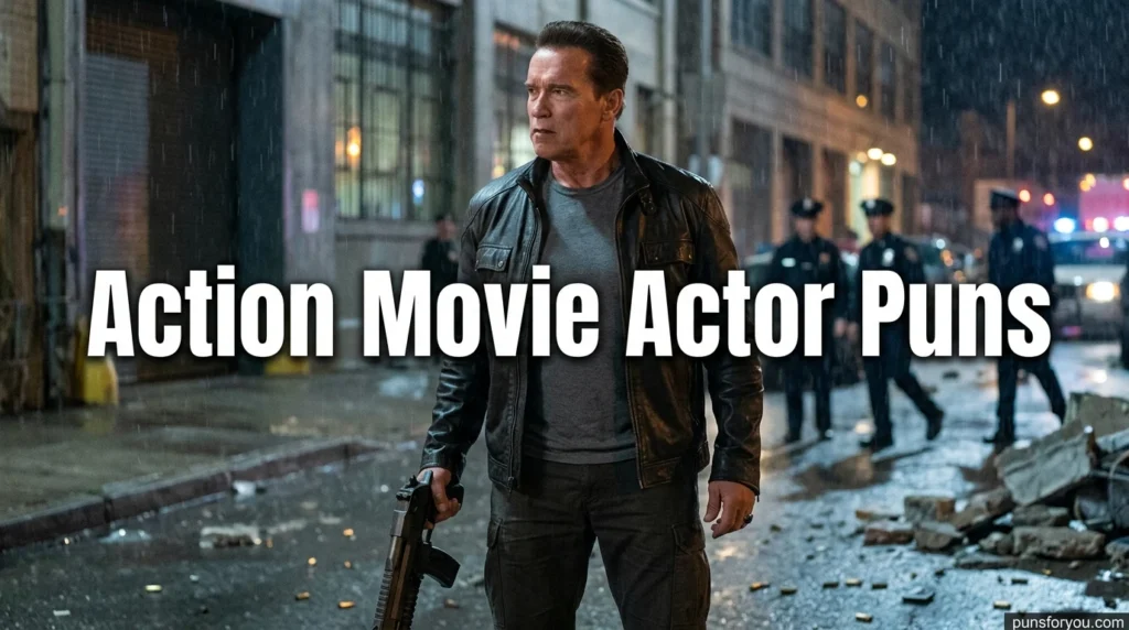Action Movie Actor Puns