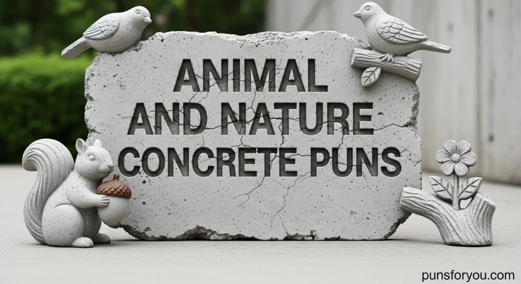 Animal and Nature Concrete Puns