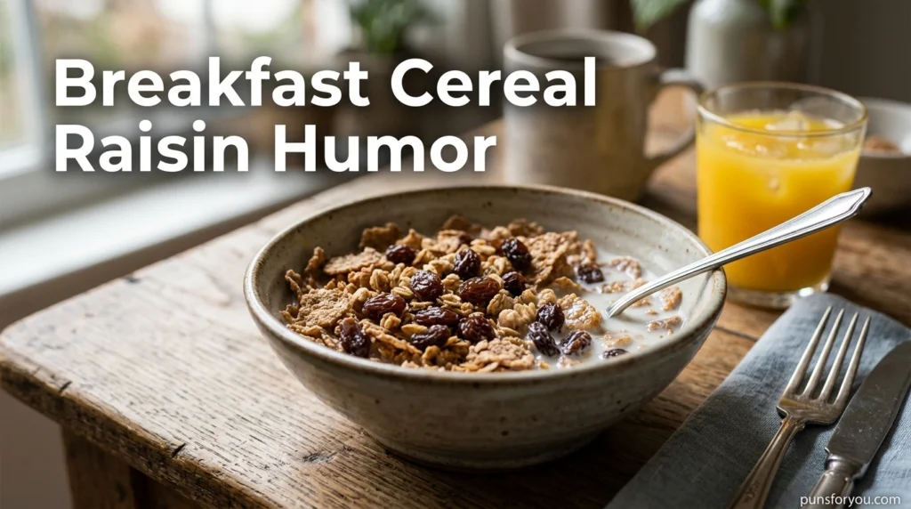 Breakfast Cereal Raisin Humor