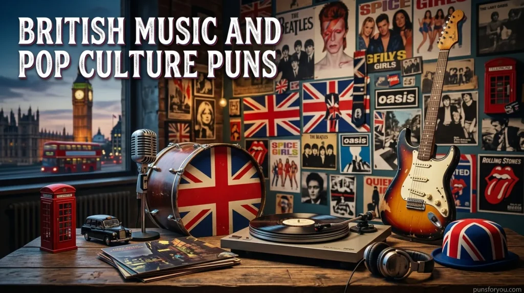 British Music and Pop Culture Puns