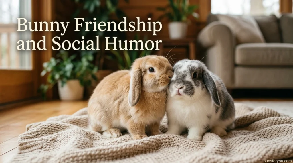Bunny Friendship and Social Humor