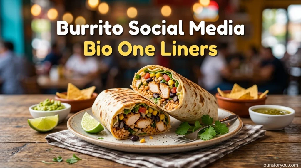 Burrito Social Media Bio One Liners
