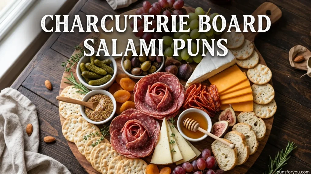 Charcuterie Board Salami Puns