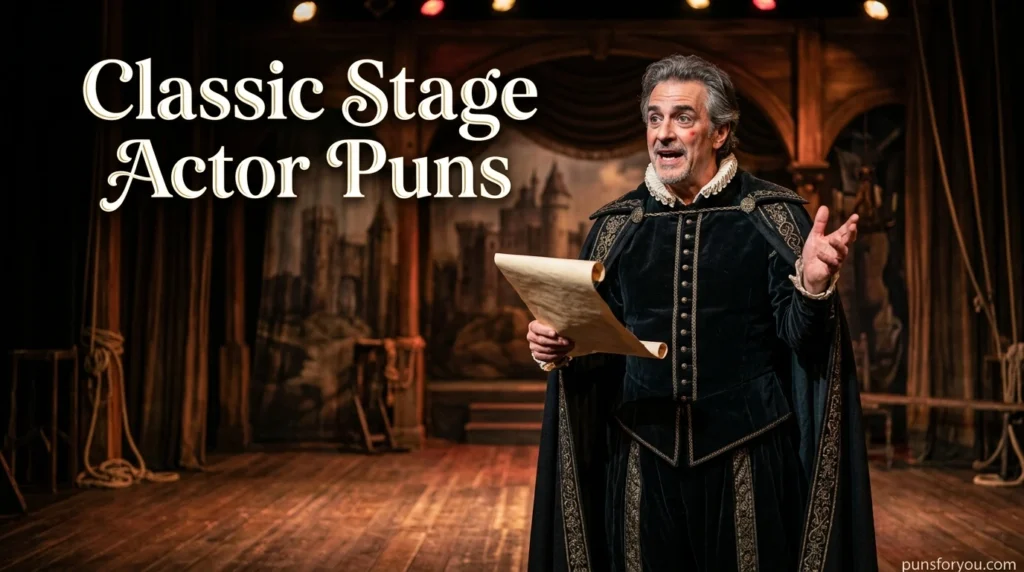 Classic Stage Actor Puns
