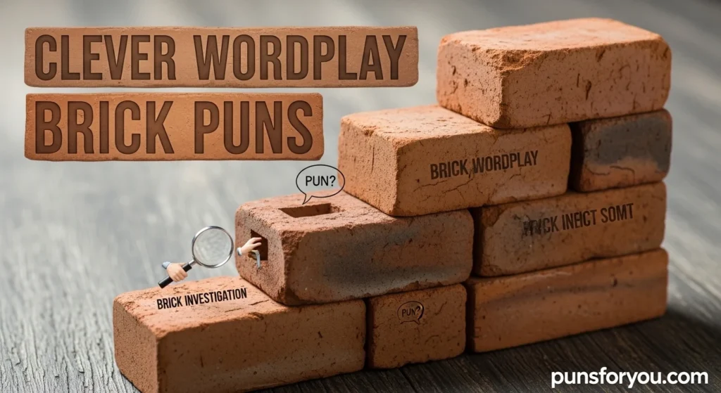 Clever Wordplay Brick Puns