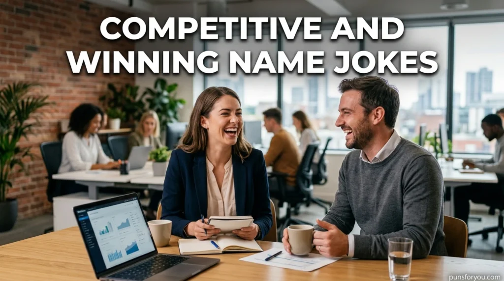 Competitive and Winning Name Jokes