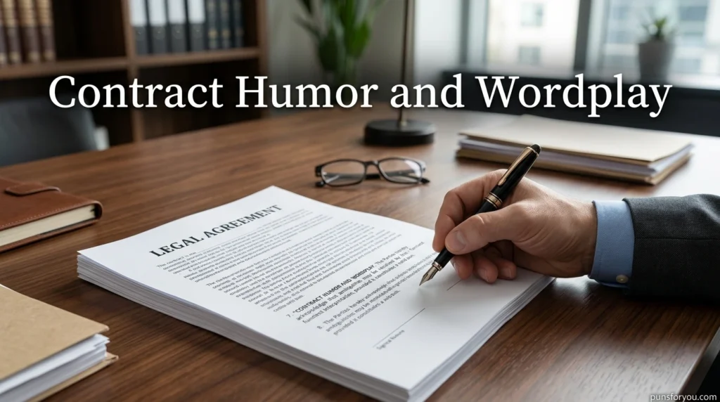 Contract Humor and Wordplay