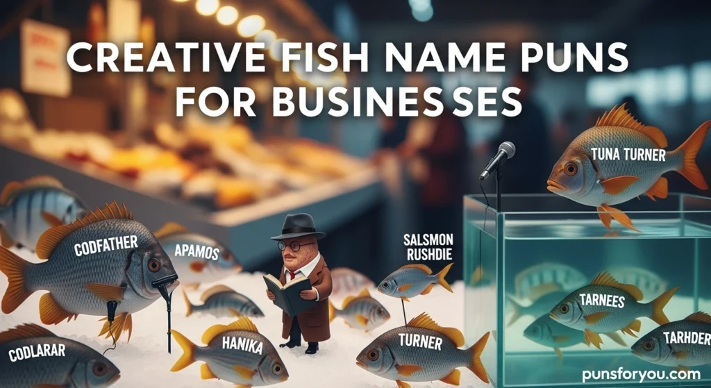 Creative Fish Name Puns for Businesses