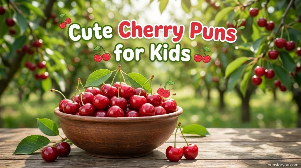 Cute Cherry Puns for Kids