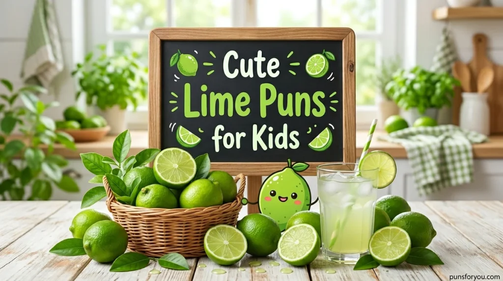 Cute Lime Puns for Kids