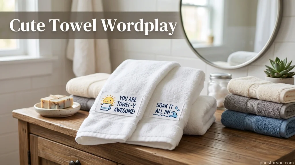 Cute Towel Wordplay