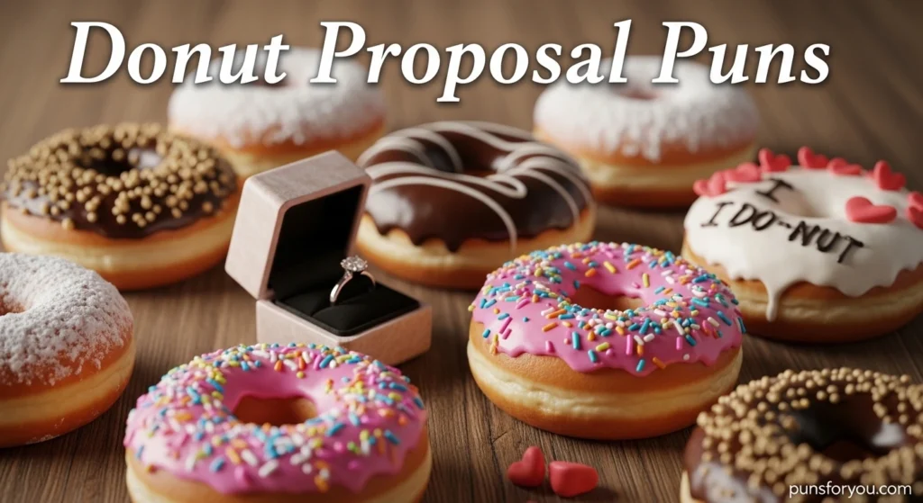 Donut Proposal Puns