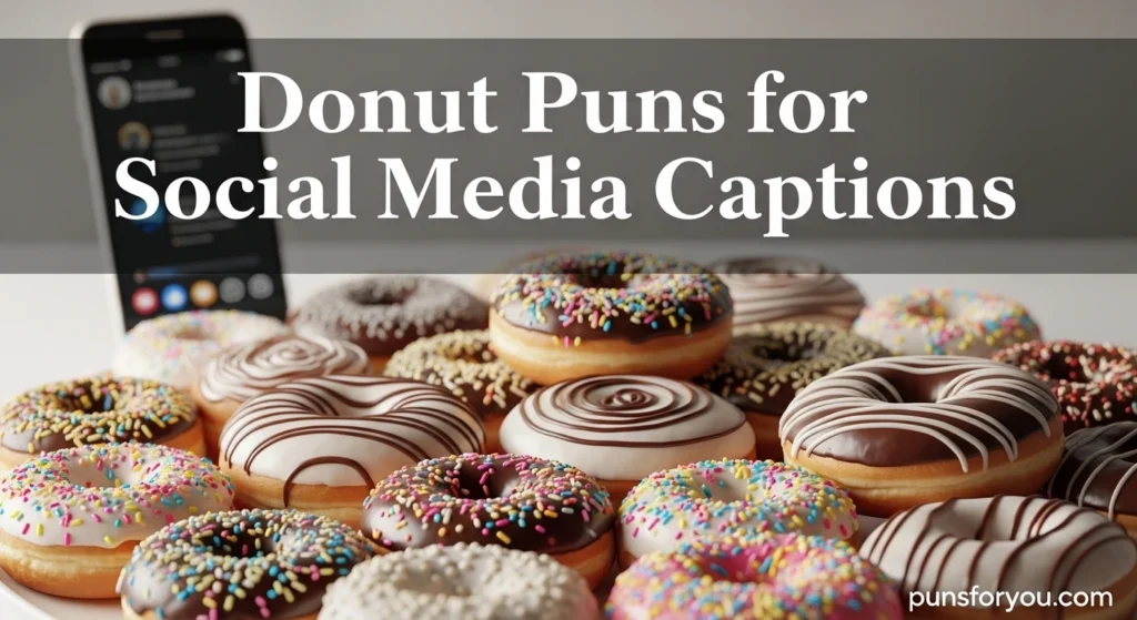 Donut Puns for Social Media Captions