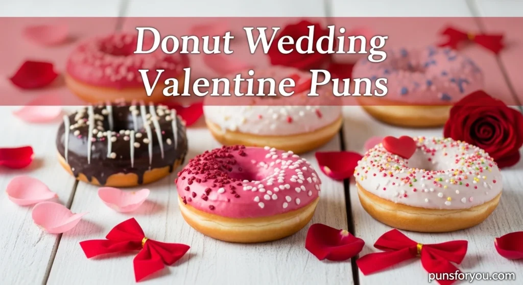 Donut Wedding Valentine Puns