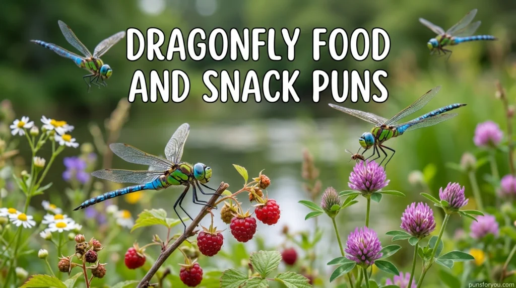 Dragonfly Food and Snack Puns