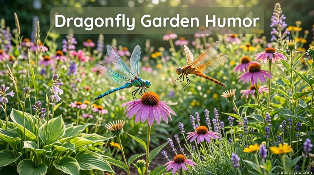 Dragonfly Garden Humor