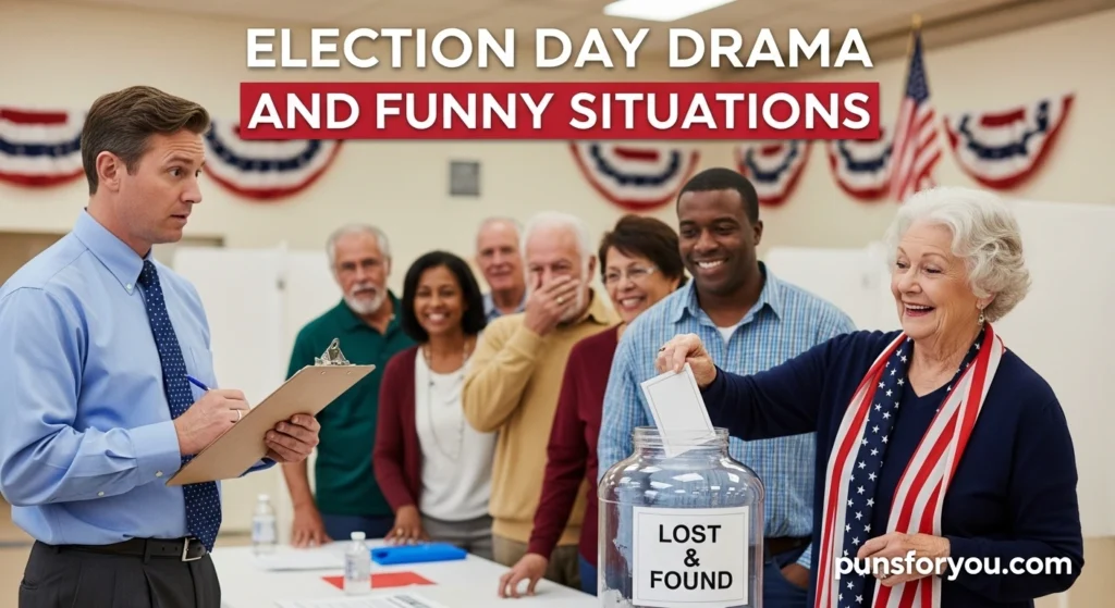 Election Day Drama and Funny Situations