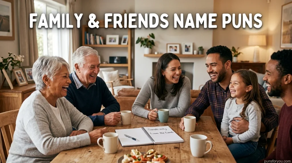 Family & Friends Name Puns