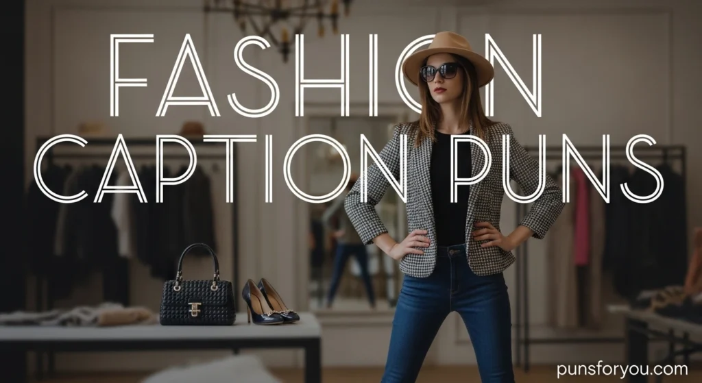 Fashion Caption Puns