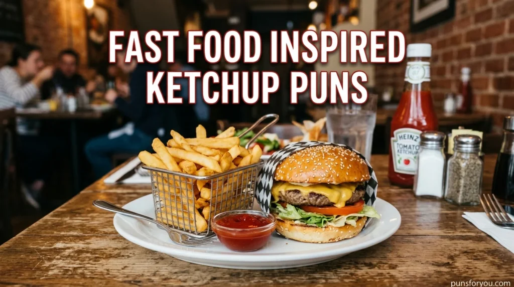 Fast Food Inspired Ketchup Puns