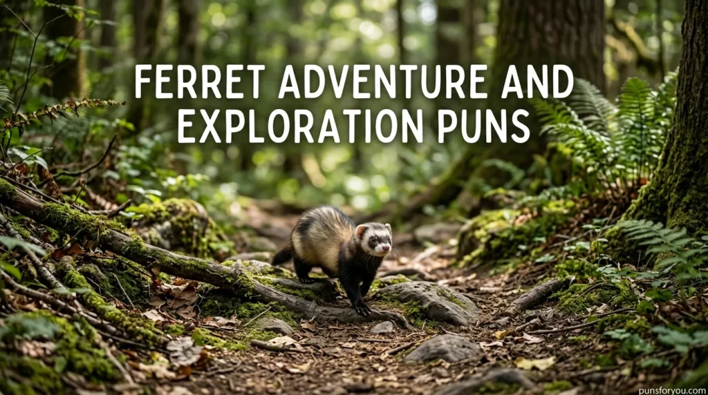 Ferret Adventure and Exploration Puns