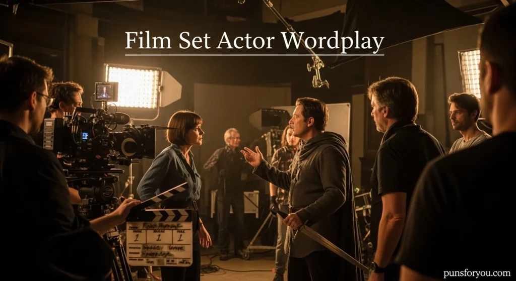 Film Set Actor Wordplay