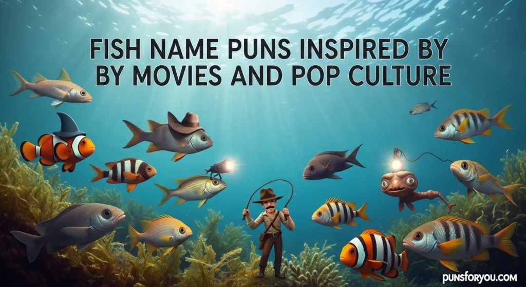 Fish Name Puns Inspired by Movies and Pop Culture