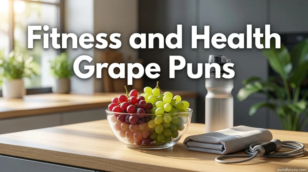 Fitness and Health Grape Puns
