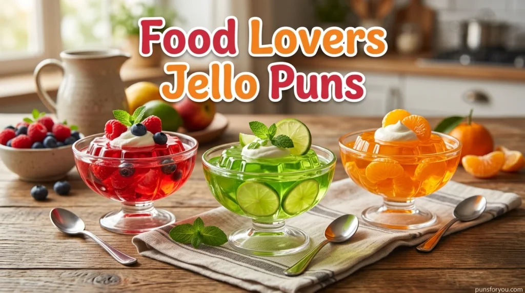 Food Lovers Jello Puns
