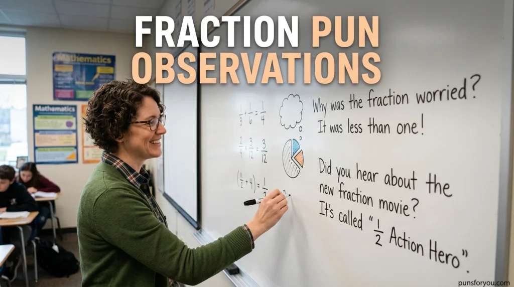 Fraction Pun Observations