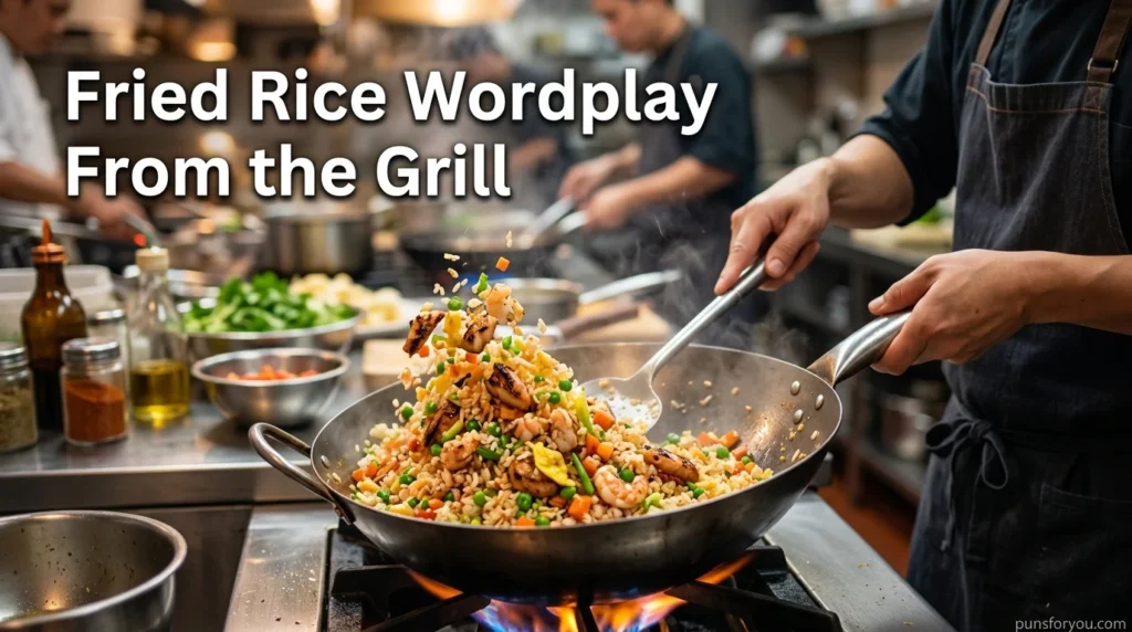Fried Rice Wordplay From the Grill