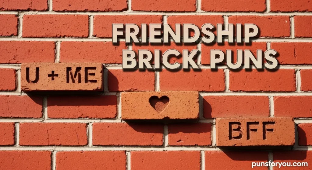 Friendship Brick Puns