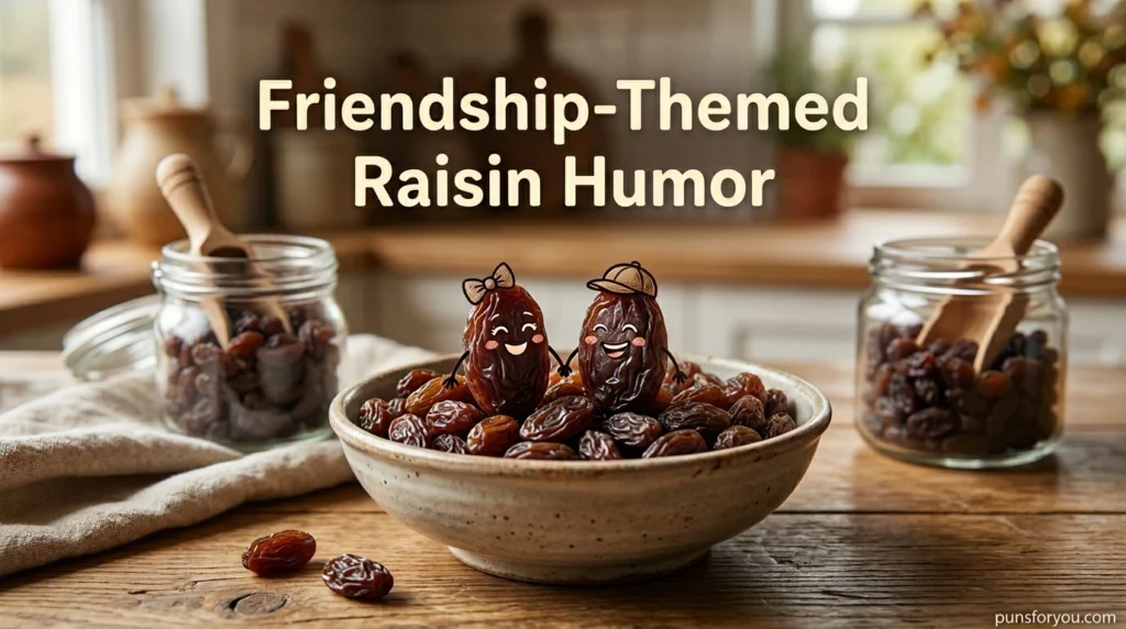 Friendship-Themed Raisin Humor